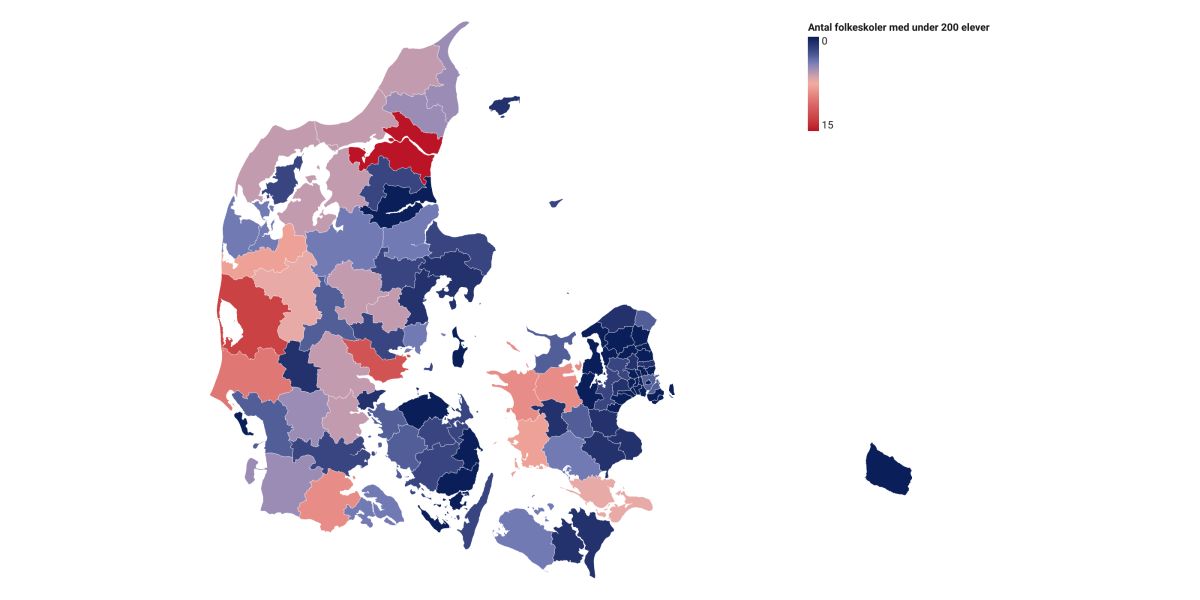To Tredjedele Af Landets Kommuner Har Mindst én Folkeskole Med Under ...