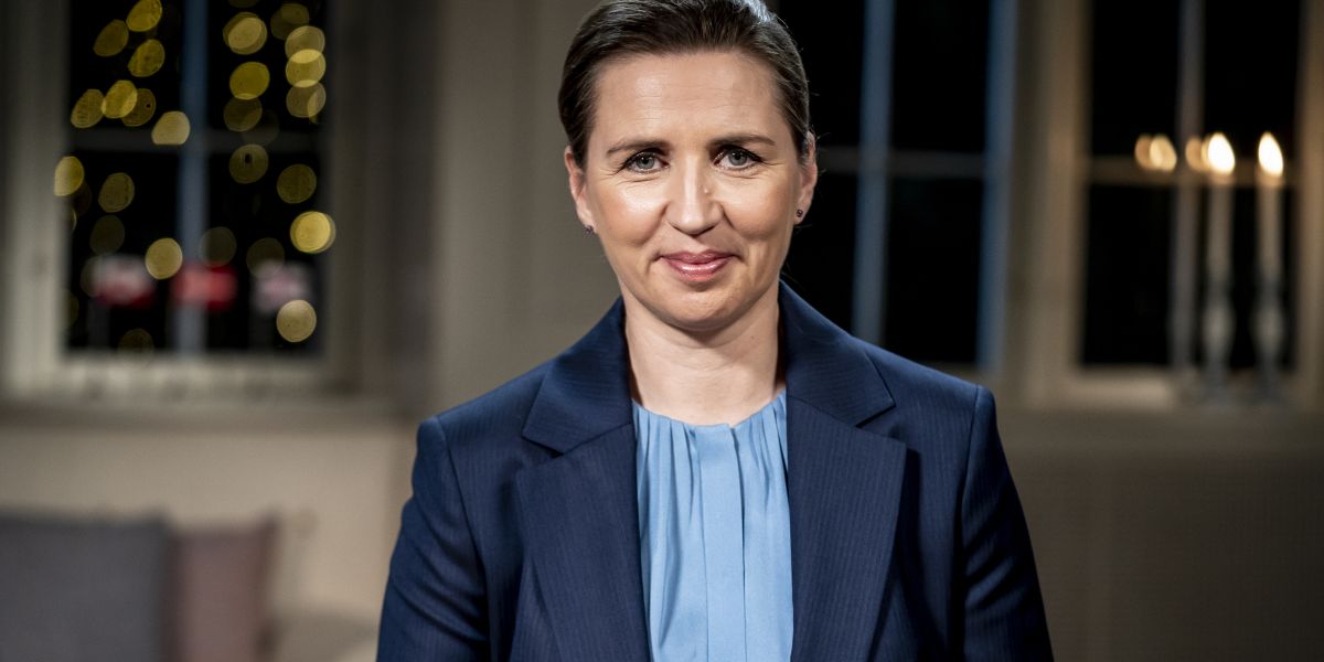 Statsminister Mette Frederiksen (S) i sin nytårstale fra 1. januar 2022, hvor hun første gang lancerede sin idé om en ny ældrelov.