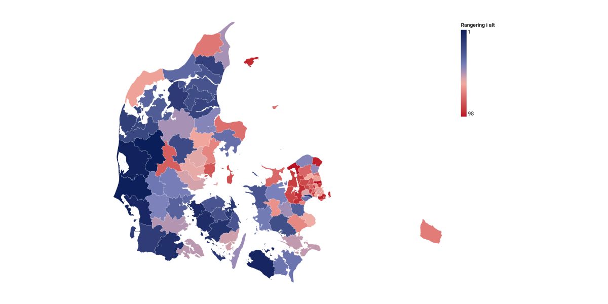 Sådan Har Kommunerne Klaret Sig I De Seneste 16 Benchmarks - NB Økonomi