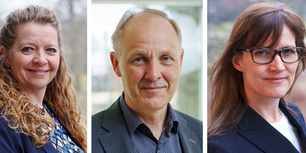 Der er bred enighed blandt borgmestrene om, at de lovpligtige opfølgningskrav af danmarkskortene er unødvendig bureaukrati. Tv. Helle Gade, i midten Martin Damm og th. Benedikte Kiær.