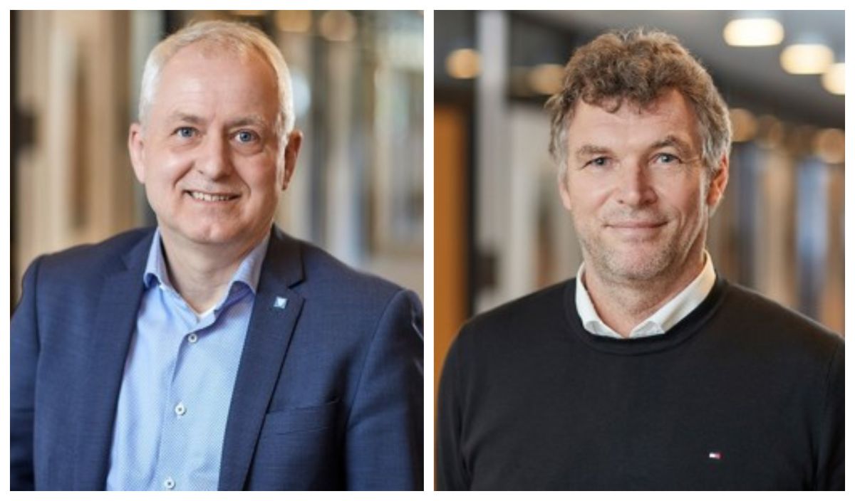DF'eren Jørgen Hammer Sørensen (tv.) blev mandag afsat som udvalgsformand. Fremover står Venstres Henrik Sloth (th.) i spidsen for Mariagerfjord Kommunes teknik- og miljøudvalg.