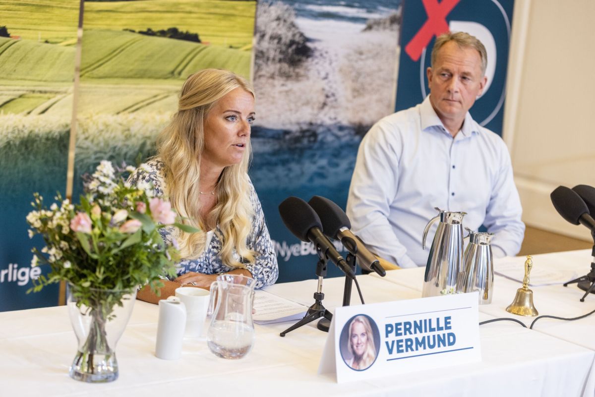 Pernille Vermund og Kim Edberg Andersen var Nye Borgerliges to tilbageværende hovedkræfter i Folketinget, efter sygdom og partihop havde ramt partiet.