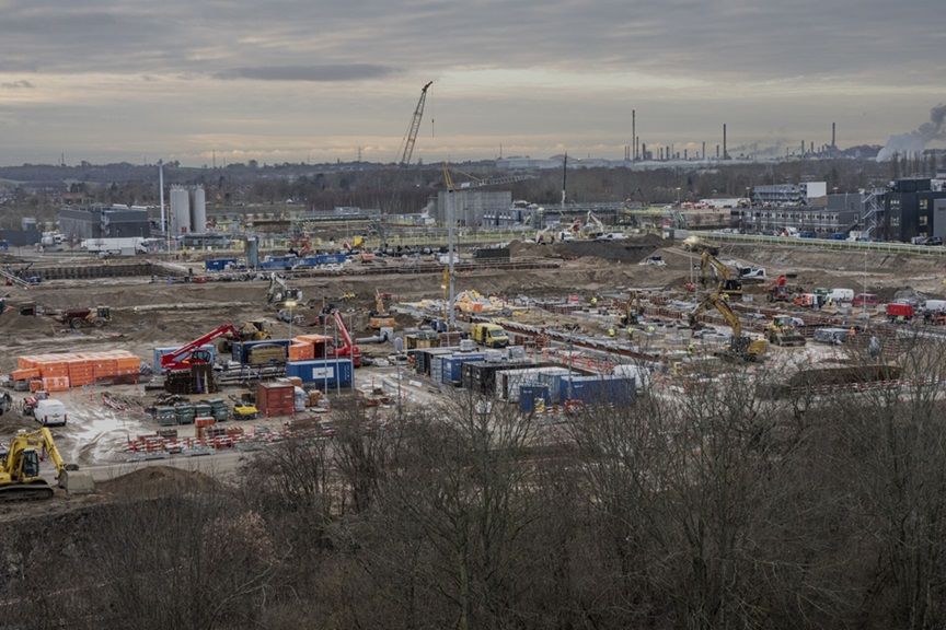 Novo Nordisks store anlægsarbejde i Kalundborg Kommune er i fuld gang. Snart mangler der mere arbejdskraft.