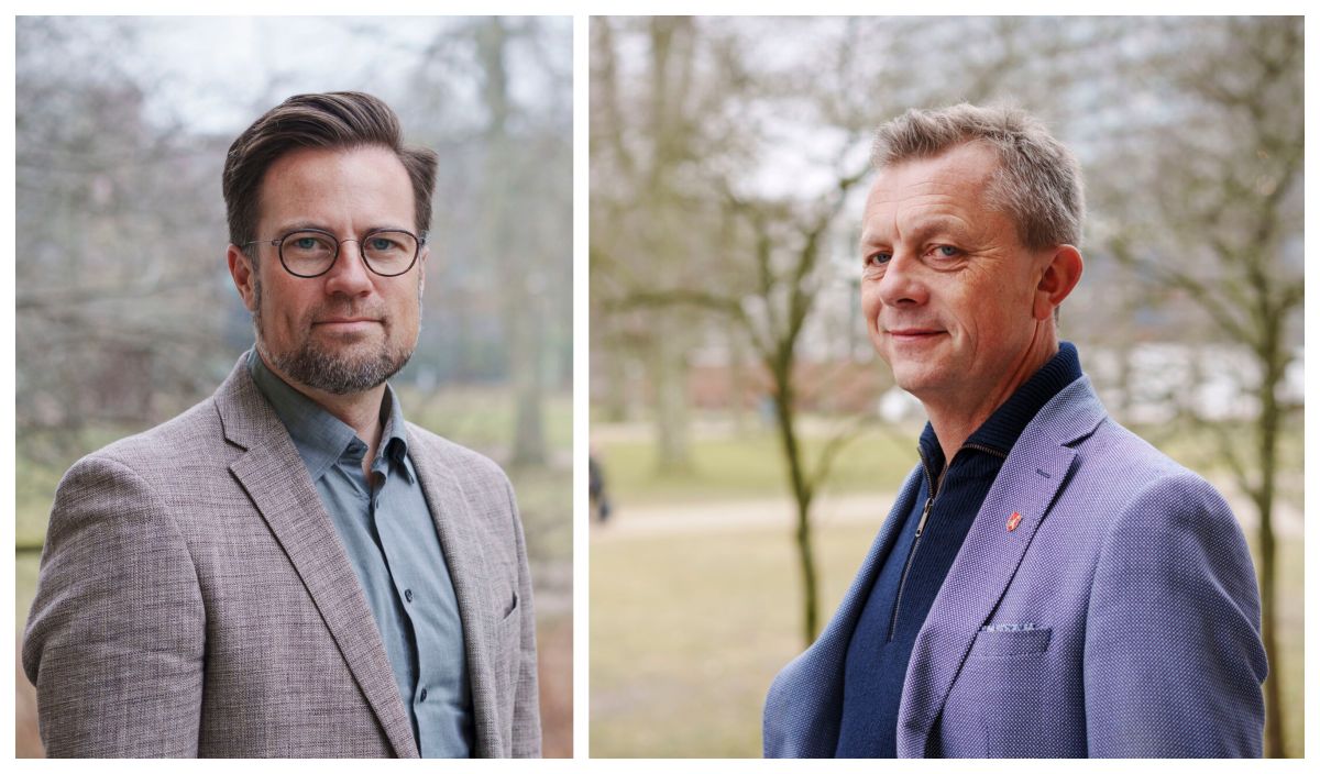 Peter Rahbæk Juel og Kasper Ejsing Olesen (begge S), borgmestre i hhv. Odense og Kerteminde, præsenterede tirsdag en samarbejdsaftale, der får Kerteminde Kommune til at genoptage planlægningsarbejdet, der skal føre til en udvidelse af Odense Havn vest for Munkebo.