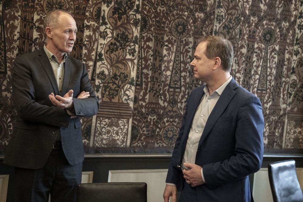 KL-formand Martin Damm (V) og finansminister Nicolai Wammen (S) mødes torsdag aften til forhandlinger om en økonomiaftale.